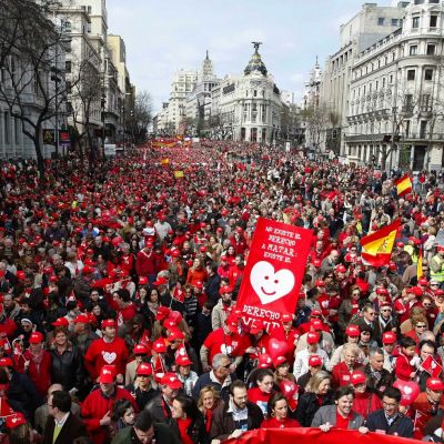 Поход в защита на живота в Испания